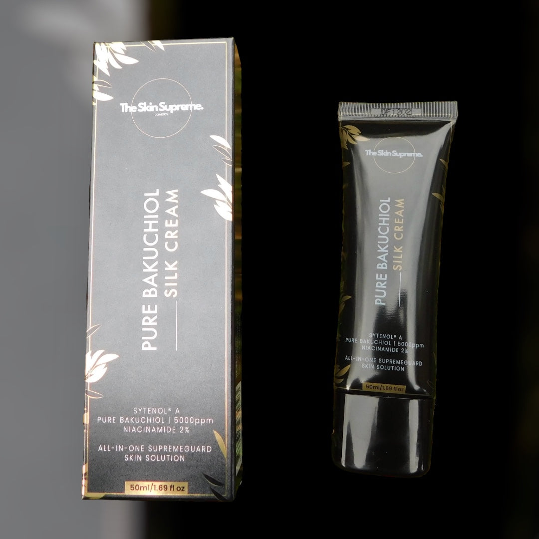 [プレミアム成分でオールインワン] ピュアバクチオール シルククリーム 50ml