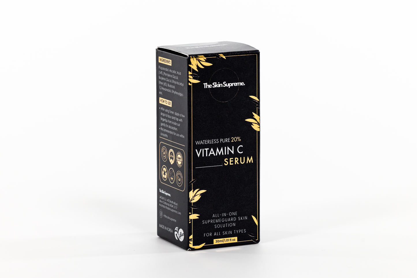 [プレミアム成分でオールインワン] 無水純粋ビタミンC 20%セラム 30ml