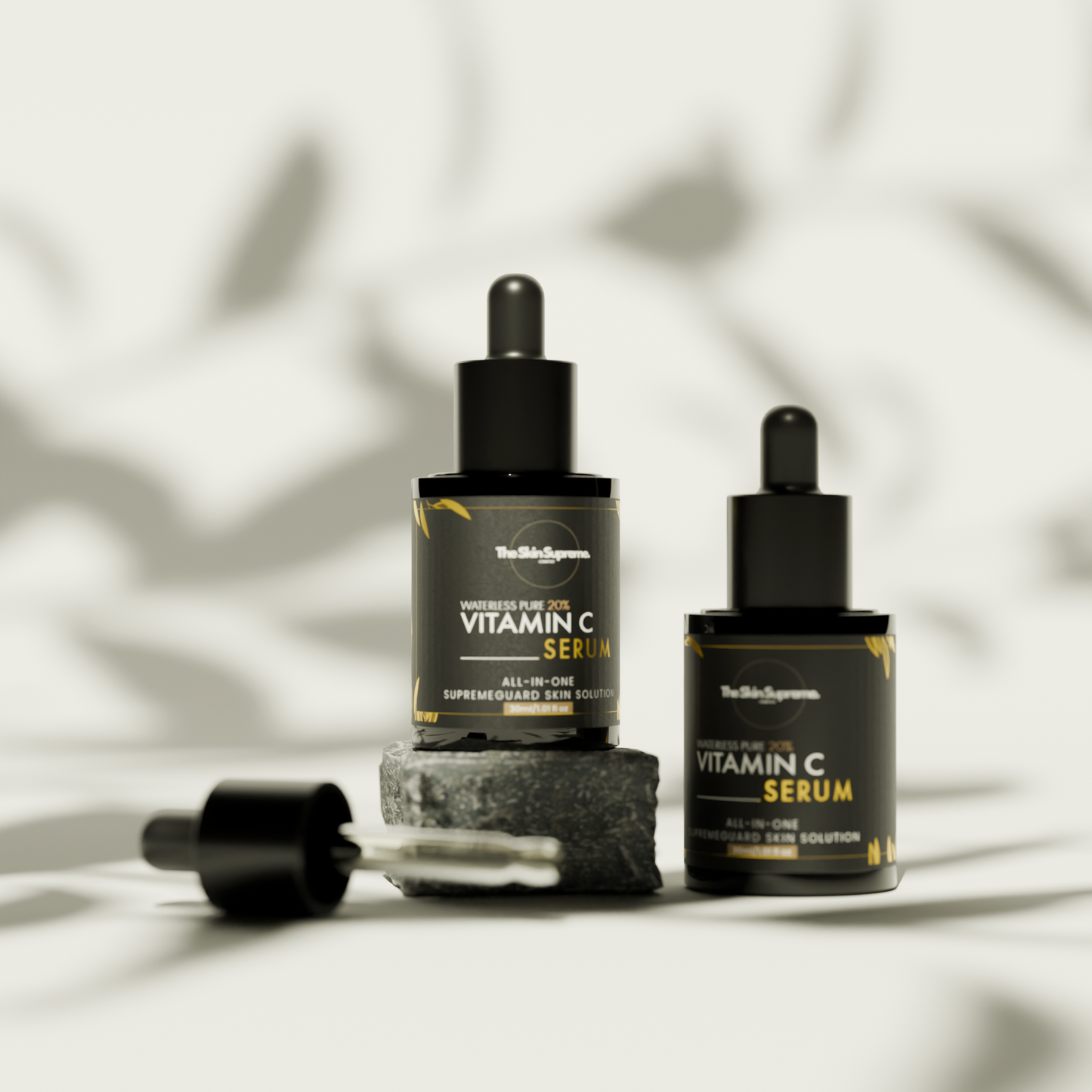 [プレミアム成分でオールインワン] 無水純粋ビタミンC 20%セラム 30ml